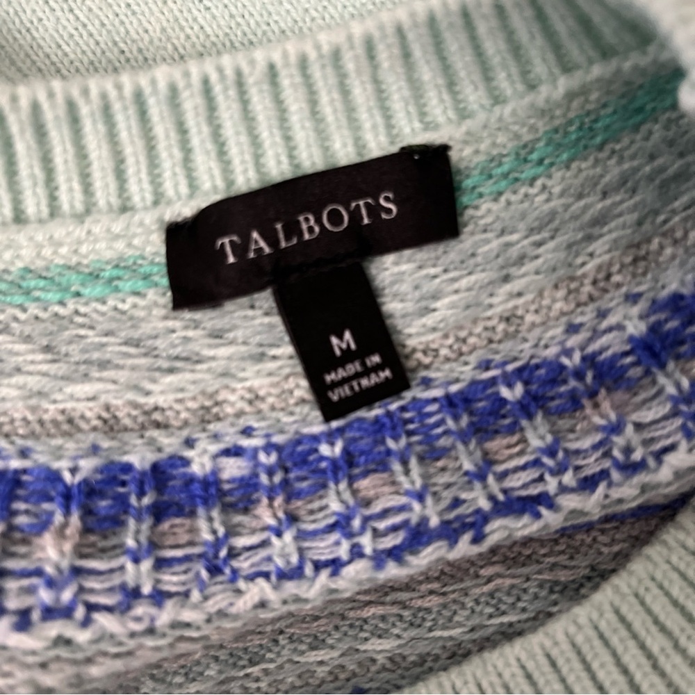 Talbots Fair Isle Yoke Sweater - Picture 5 of 6